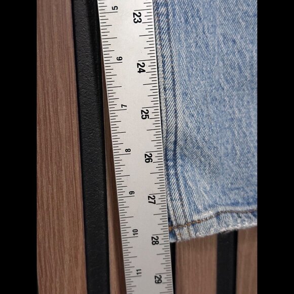 Abercrombie & Fitch Jeans 26 / 2 Short Womens Blue 90s Relaxed Curvy High Rise - Picture 5 of 8